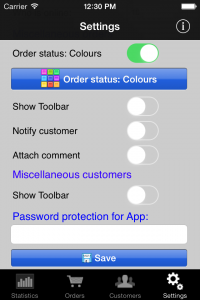 ShopReporter Admin Settings